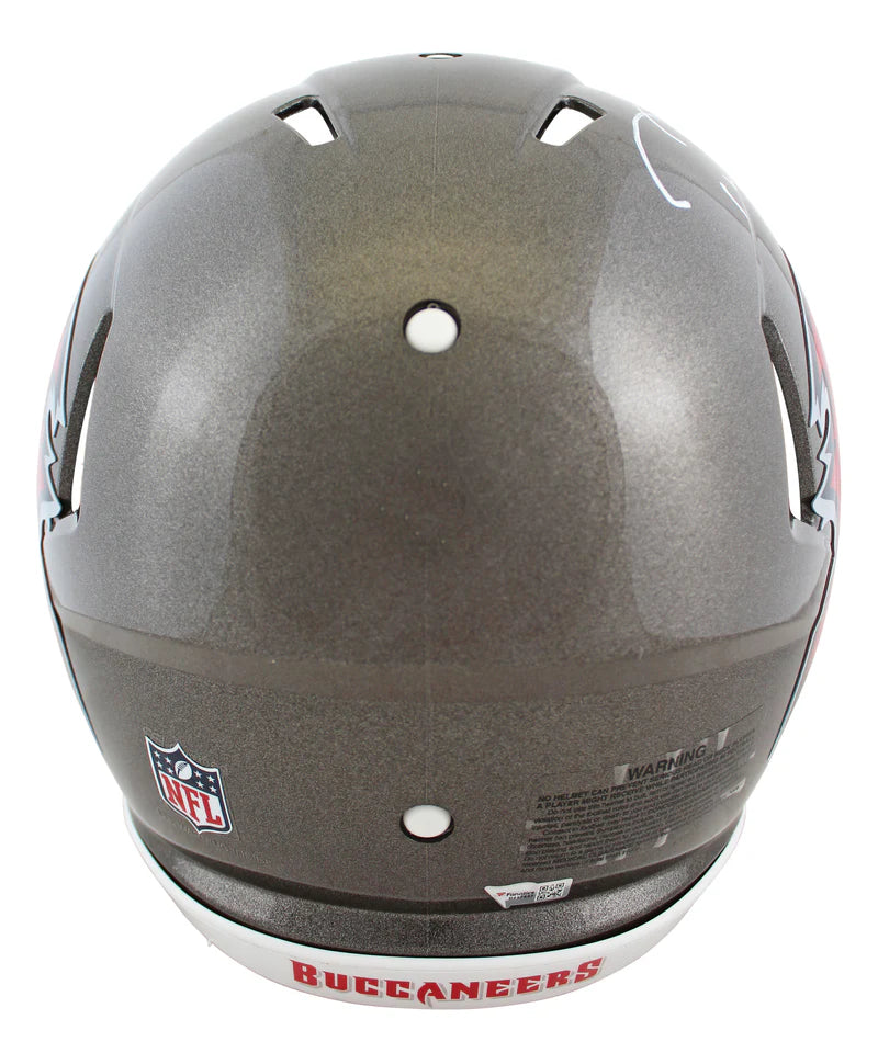 Tom Brady Signed Tampa Bay Buccaneers Full Size Speed Proline Football Helmet with Fanatics COA